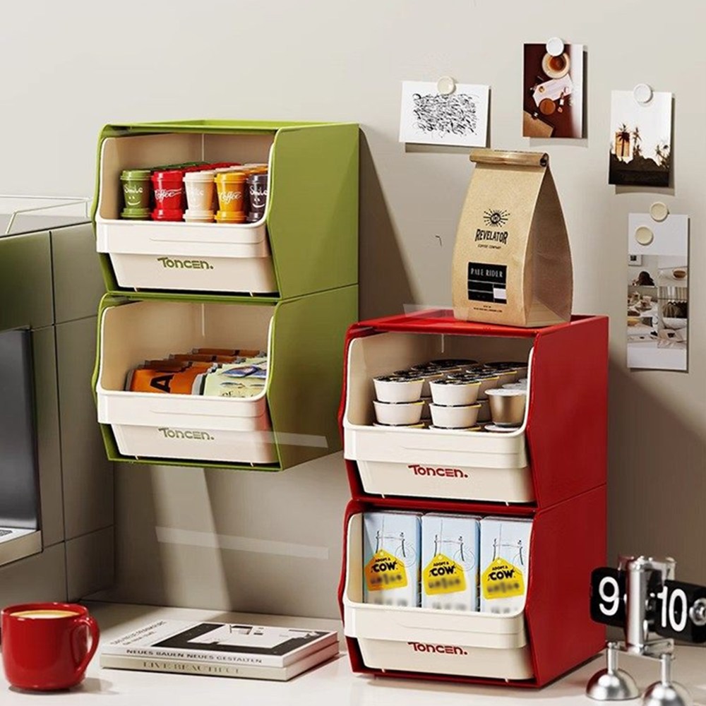 다용도 수납 정리함 서랍식 티백 커피 캡슐 화장품 보관함 주방 사무실 탕비실 수납함 9,900원