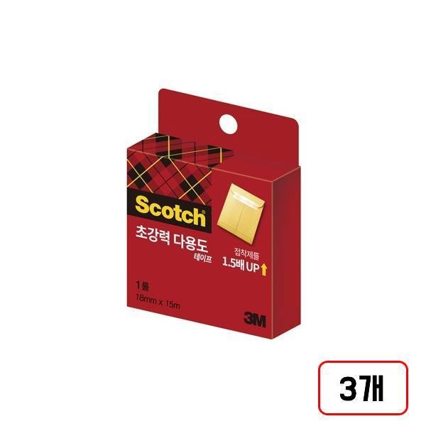 3M)초강력테이프리필(SH), 3개, 1815R/18mmx15m/M322587 16,000원