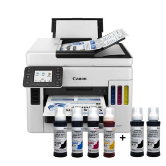 캐논 맥시파이 비즈니스 팩스 무선 무한 복합기 GX7092 호환잉크 1SET + 검정잉크 2개 추가 545,000원