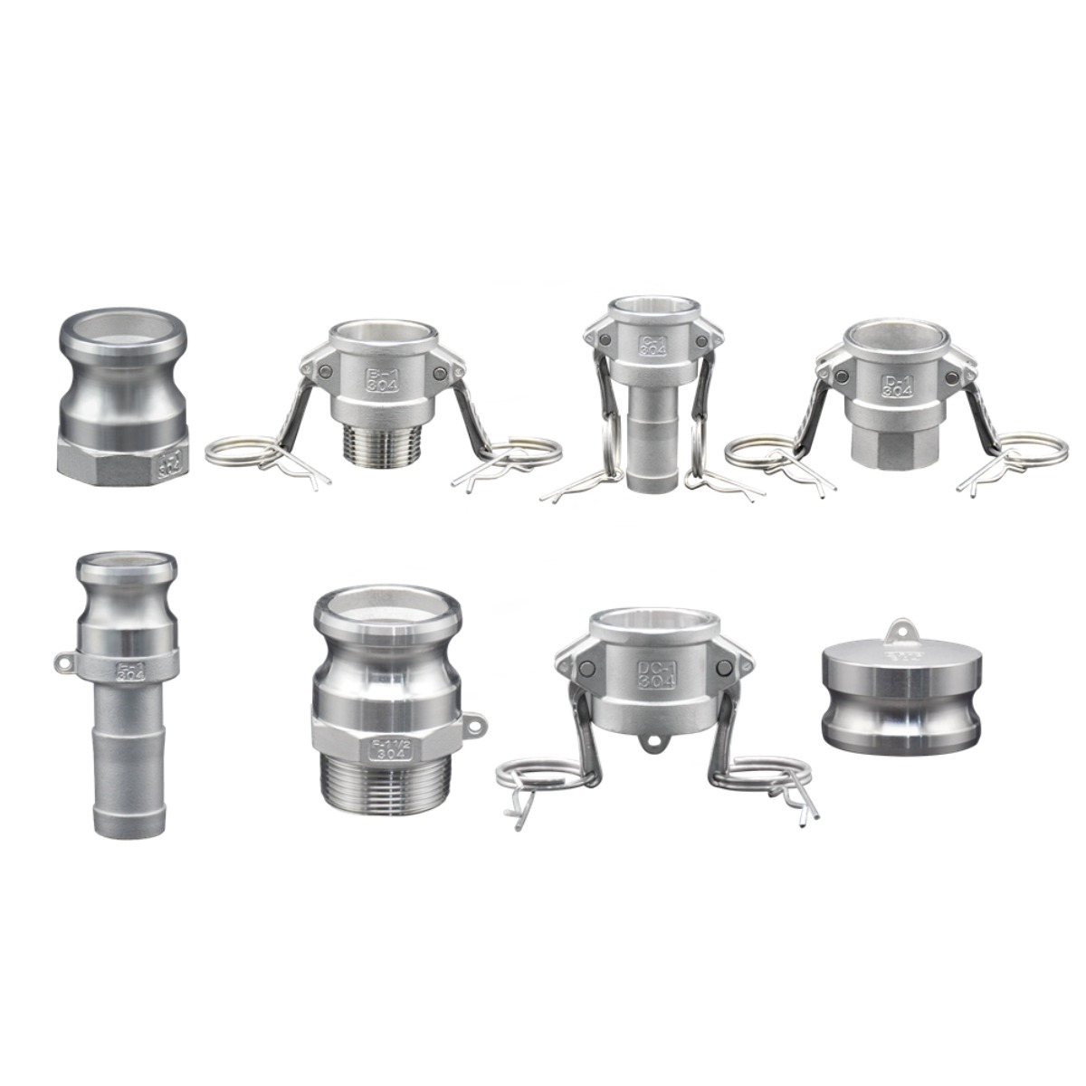 스텐 캠록 커플링 A,B,C,D,E,F,DC,DP 타입,캄록 카플링 카프링 커플러 배관 자재 수도 배관 부속 호스연결 설비부품 Camlock Coupler 5,400원