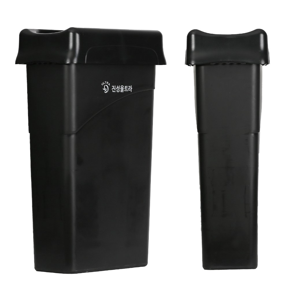 업소용 슬림 틈새 휴지통 대형 80리터, 블랙 49,000원