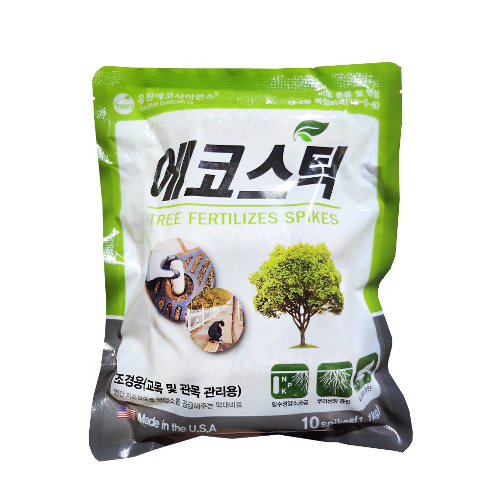 에코스틱110g - 수목 나무 전용비료 식물영양제 나무비료 정원 소나무, 1개, 현재가 32,000원