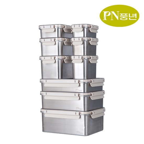 피엔락 스텐 반찬통 / 보관 소분 밀폐용기 전자레인지 오븐 식기세척기 냉장 냉동 23,720원