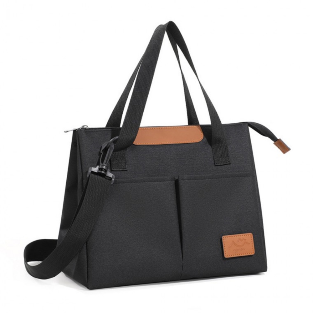 유앤아이백 보온 보냉 직장인 도시락 가방, 블랙 9,700원