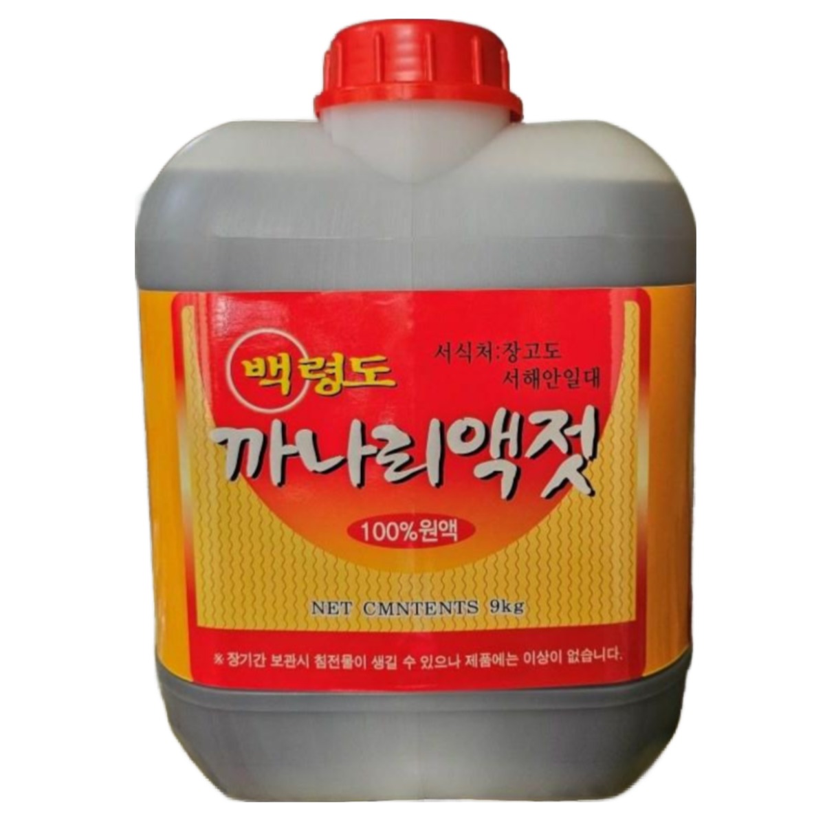 안가네젓갈 백령도 생젓국 까나리 액젓 100%원액 국산 9kg, 1개, 9kg 35,870원