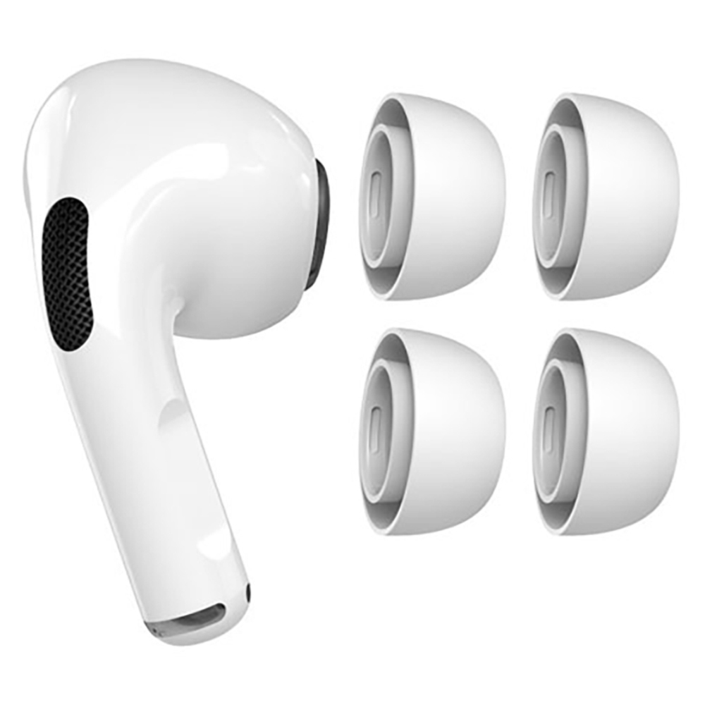 808 에어팟 프로 프로2 호환 실리콘 교체용 이어팁 L, 단일상품, 화이트, 4개 5,730원