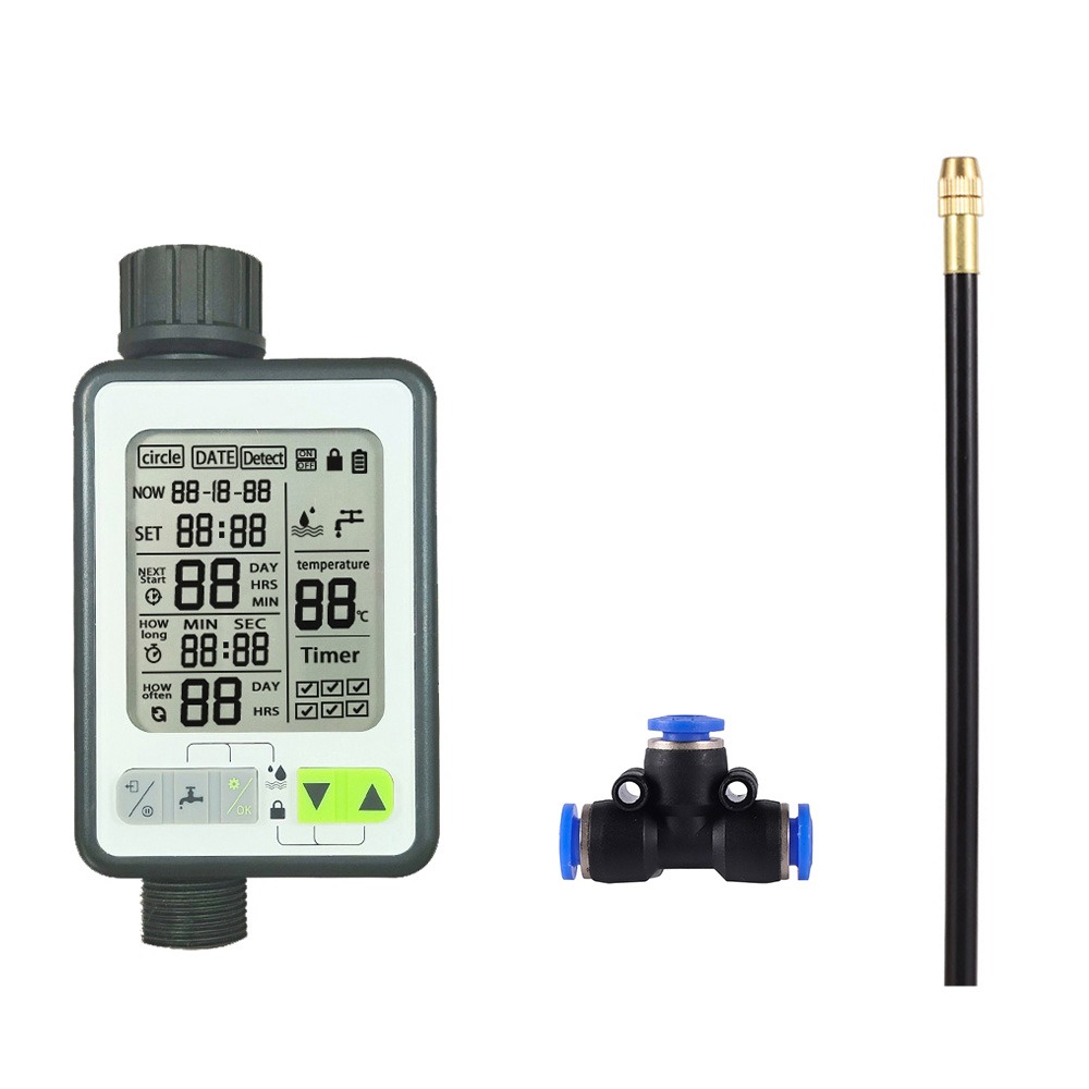 HK sell 프리쿨 자동 물주기 세트 각도 조절 미세 분사, 10P 세트(급수타이머 포함), 1개 59,800원