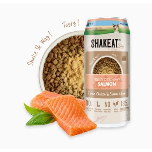 쉨잇 캣 동결건조 연어와 프레시 치킨/살몬 키블 185g x 6캔 51,400원