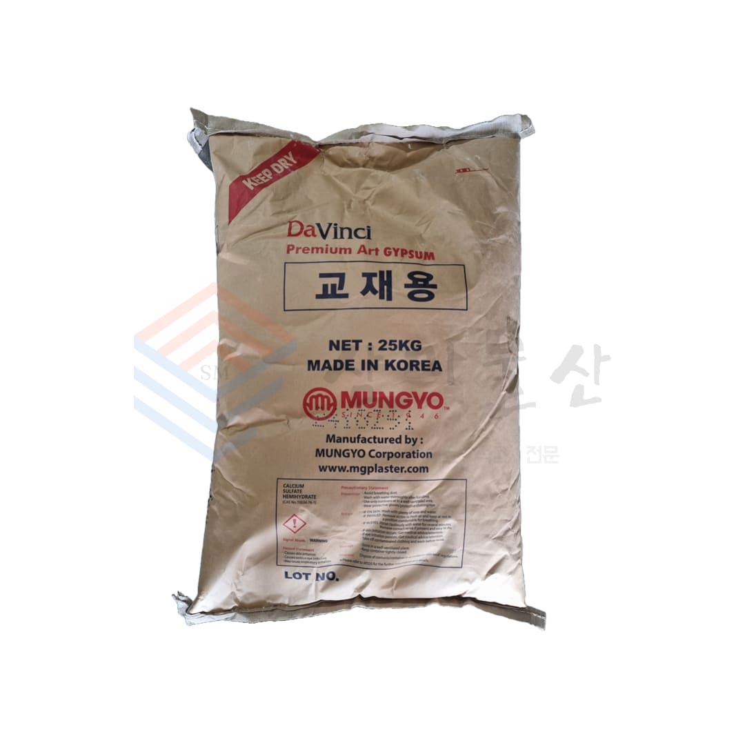 교재용석고 교재용 수업용 문교석고 25kg 무료배송, 1포 26,500원