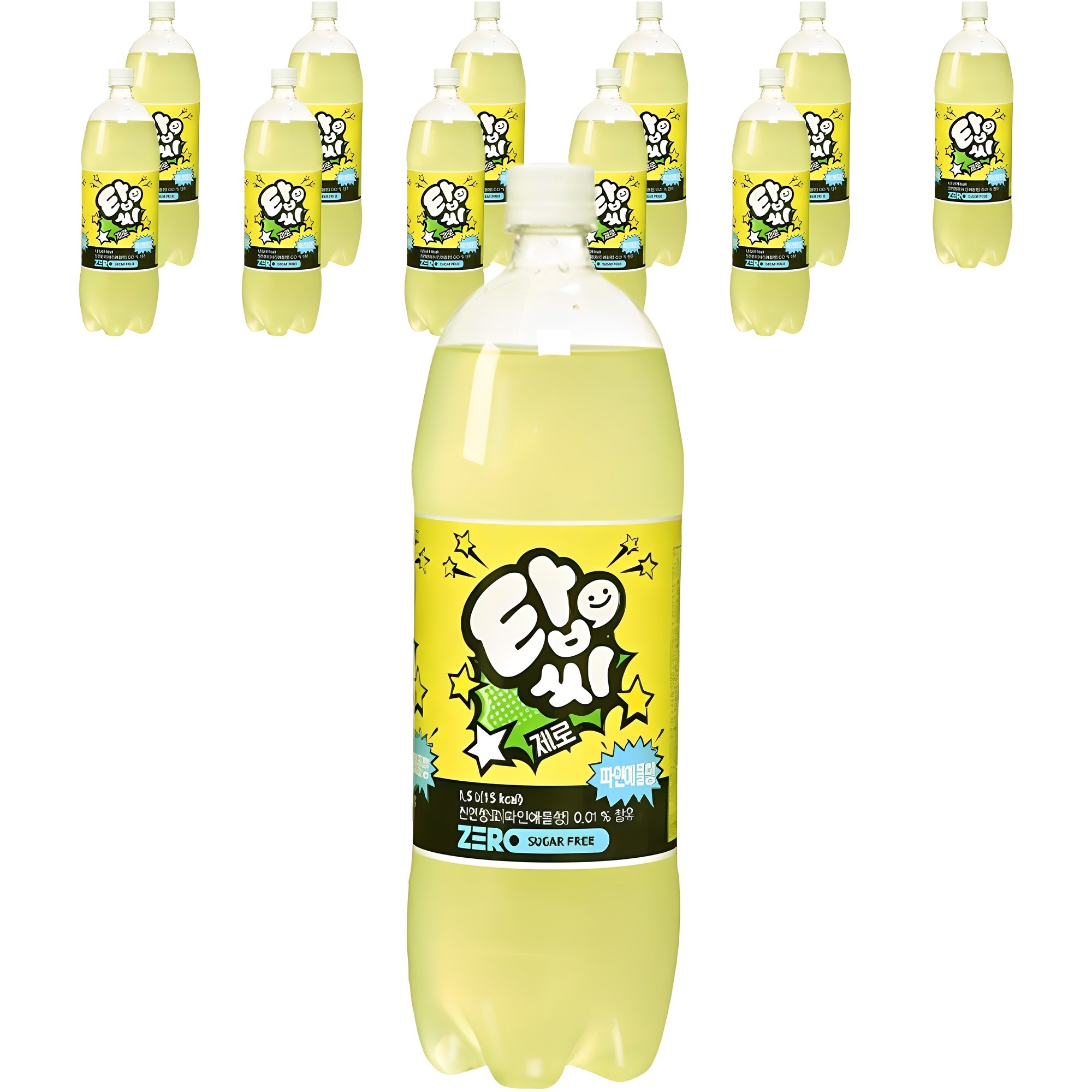 탑씨 제로 파인애플향 탄산음료, 1.5L, 12개 13,900원