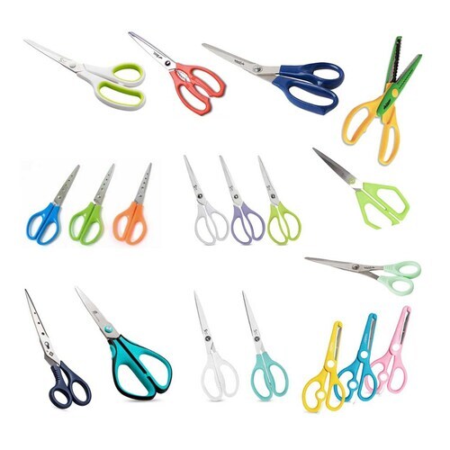 화신 화신공업 가위모음(갑) 13종 가위 사무용가위 양손가위 핑킹가위 안전가위 23,500원