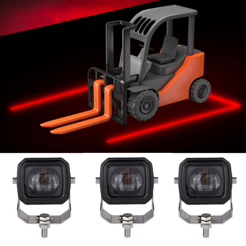 JG-2010 지게차 LED 16W 안전 라인램프 레드빔 레드라인 안전빔, 3개 94,930원