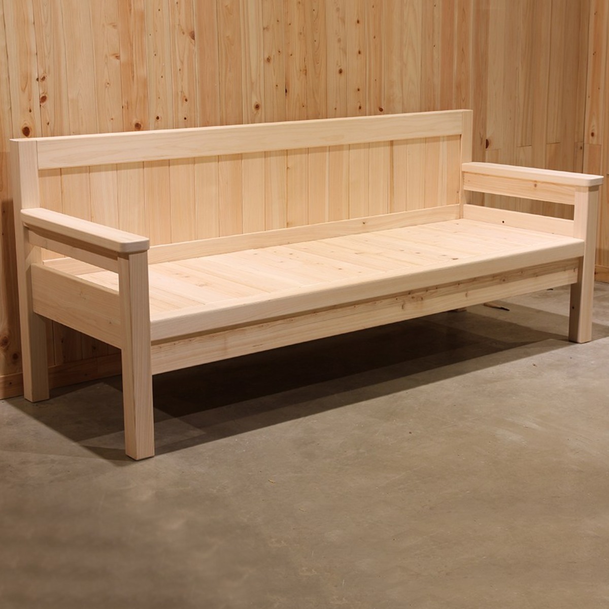 편백나무 통원목 3인용 소파 P-SO-011 690,000원