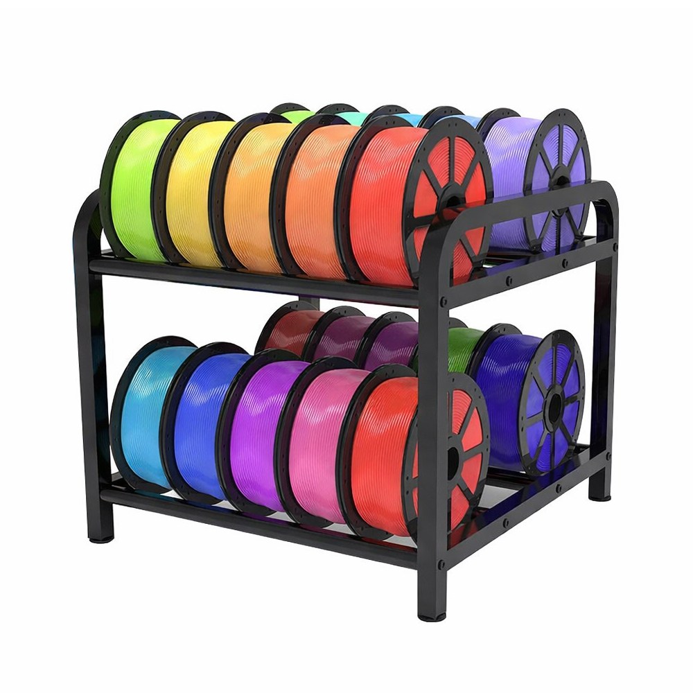 3D프린터 소모품 2단 스탠드 필라멘트 보관 렉 철제 2단 스탠드, 단품 68,000원