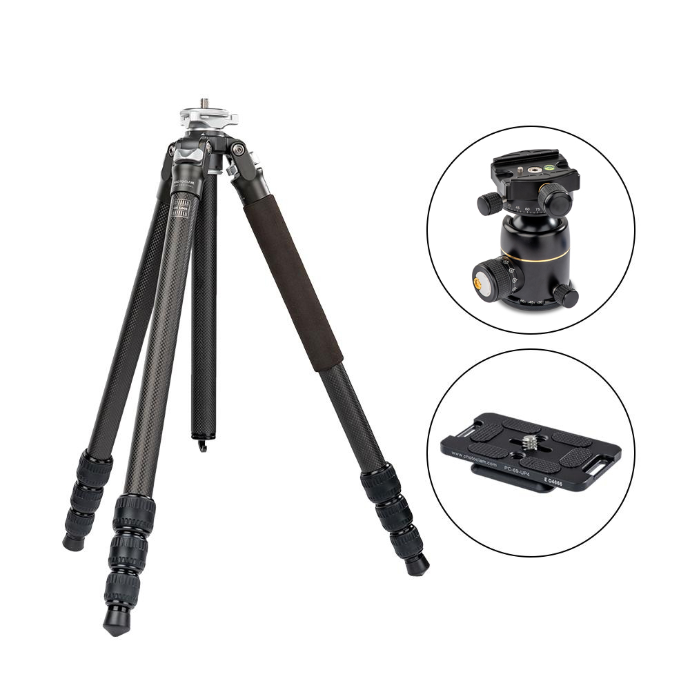 프로페셔널 PTC-2442P + 프로골드3 Easy PQRS 고탄성 카본삼각대 볼헤드 키트 (플레이트 포함) 998,000원