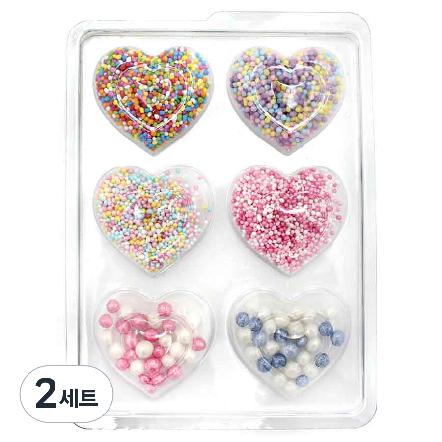이홈베이킹 슈가스프링클 구슬 트윙클 6종 세트 4,800원