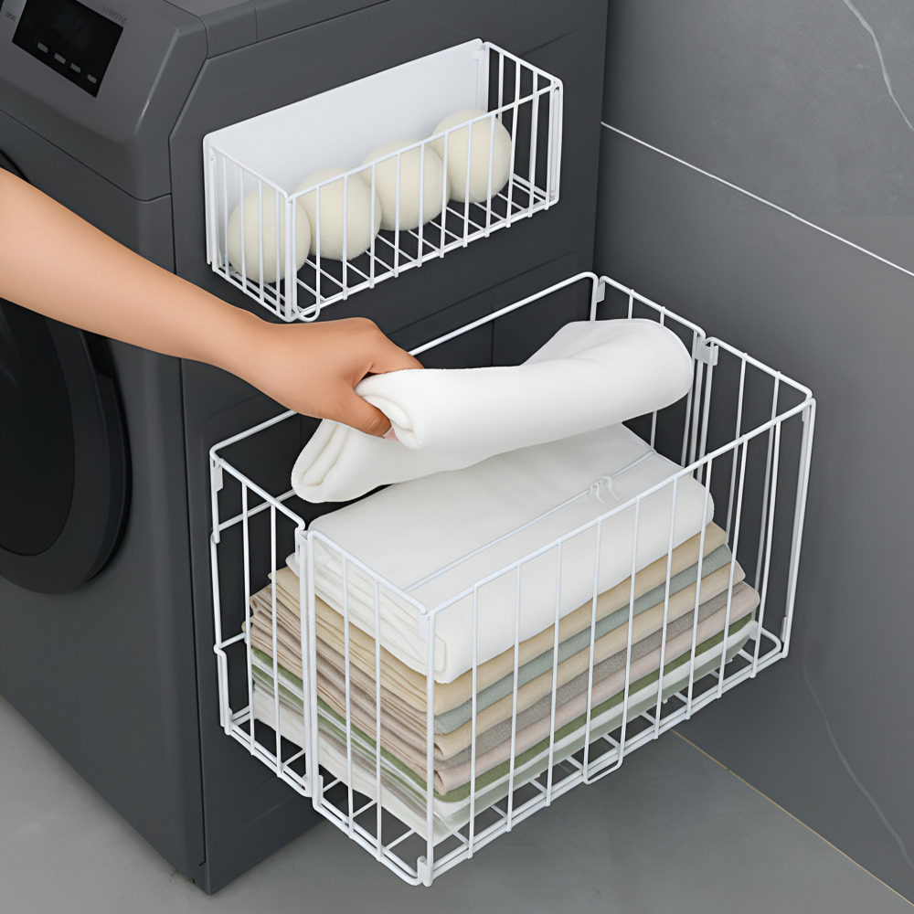 바투하루 다용도 자석 철제 수납선반, 1개, 화이트 22,300원