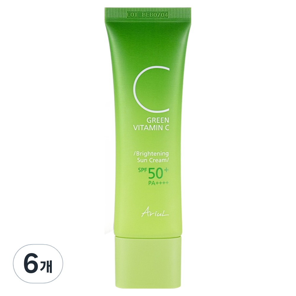 아리얼 그린 비타민 씨 브라이트닝 선크림 SPF 50+ PA++++ 82,250원