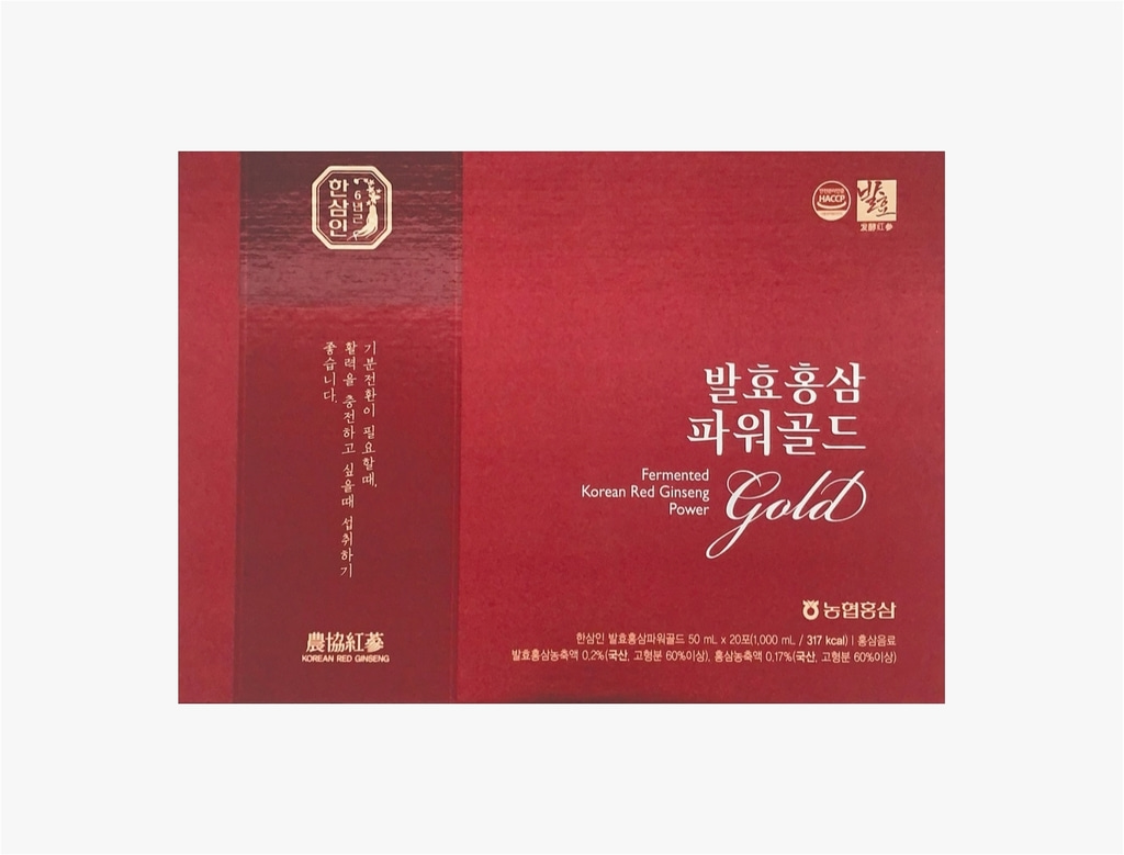 한삼인 발효홍삼 파워골드 50ml X 20포 + 쇼핑백, 20개, 50ml 120,000원