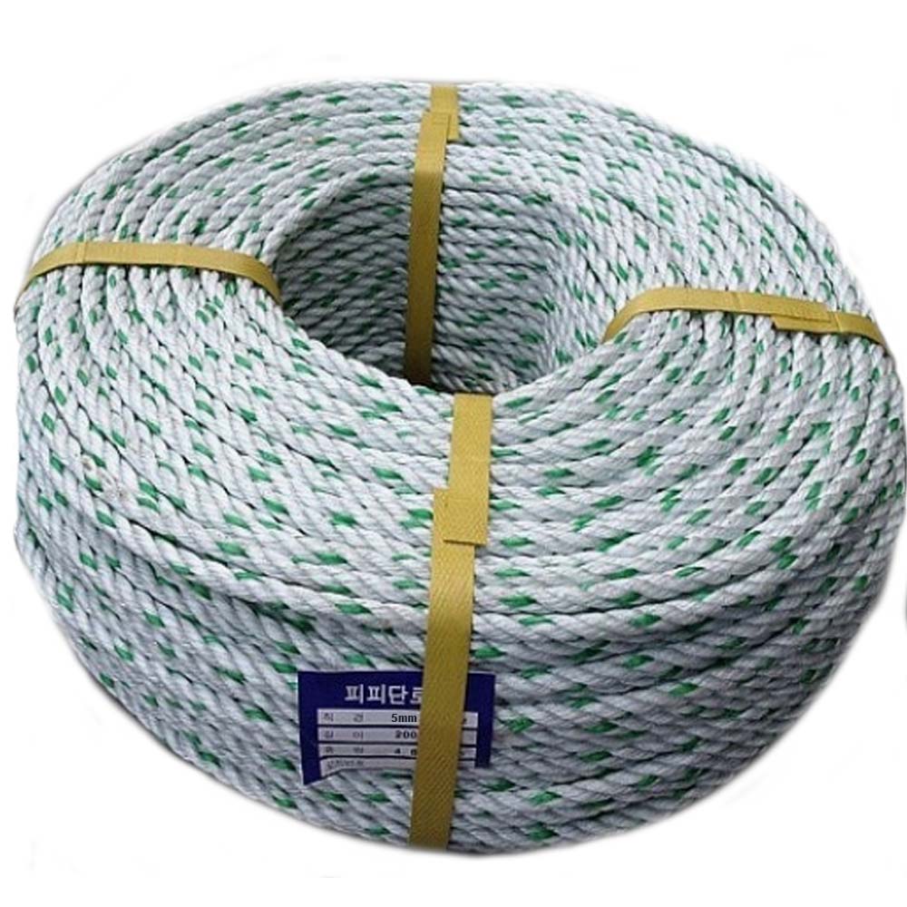 pp로프 고려로프,pp로프 5mm-15미터,빨래줄pp로프,로프, 단일 색상, 1개 3,500원
