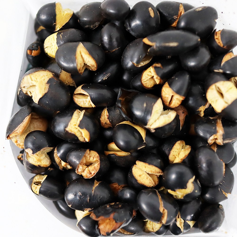 그레인팜 세척후 압력으로 찌고 볶은 서리태 국산서리태100% 볶음검은콩, 200g, 1개 11,990원