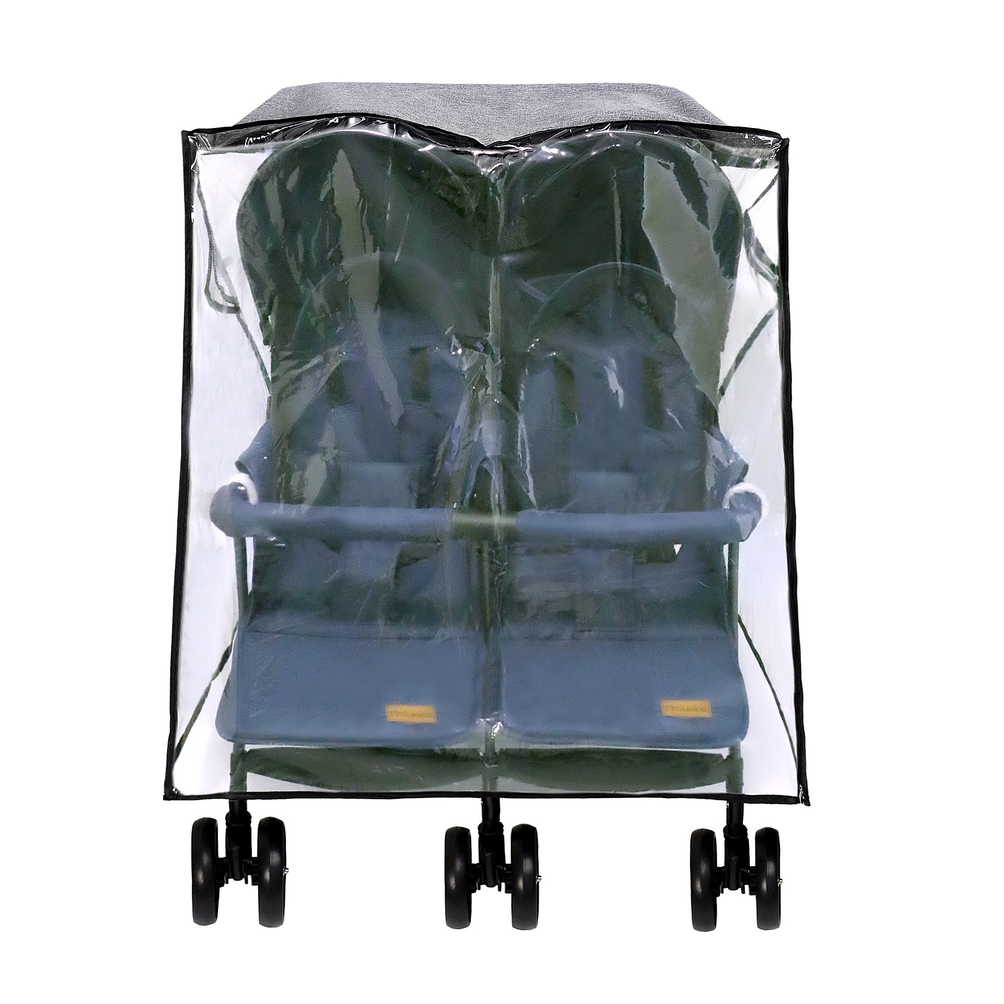 미라클 베이비 휴대용 디럭스 유모차 방풍 레인커버, 1개, 쌍둥이(2인용) 29,900원