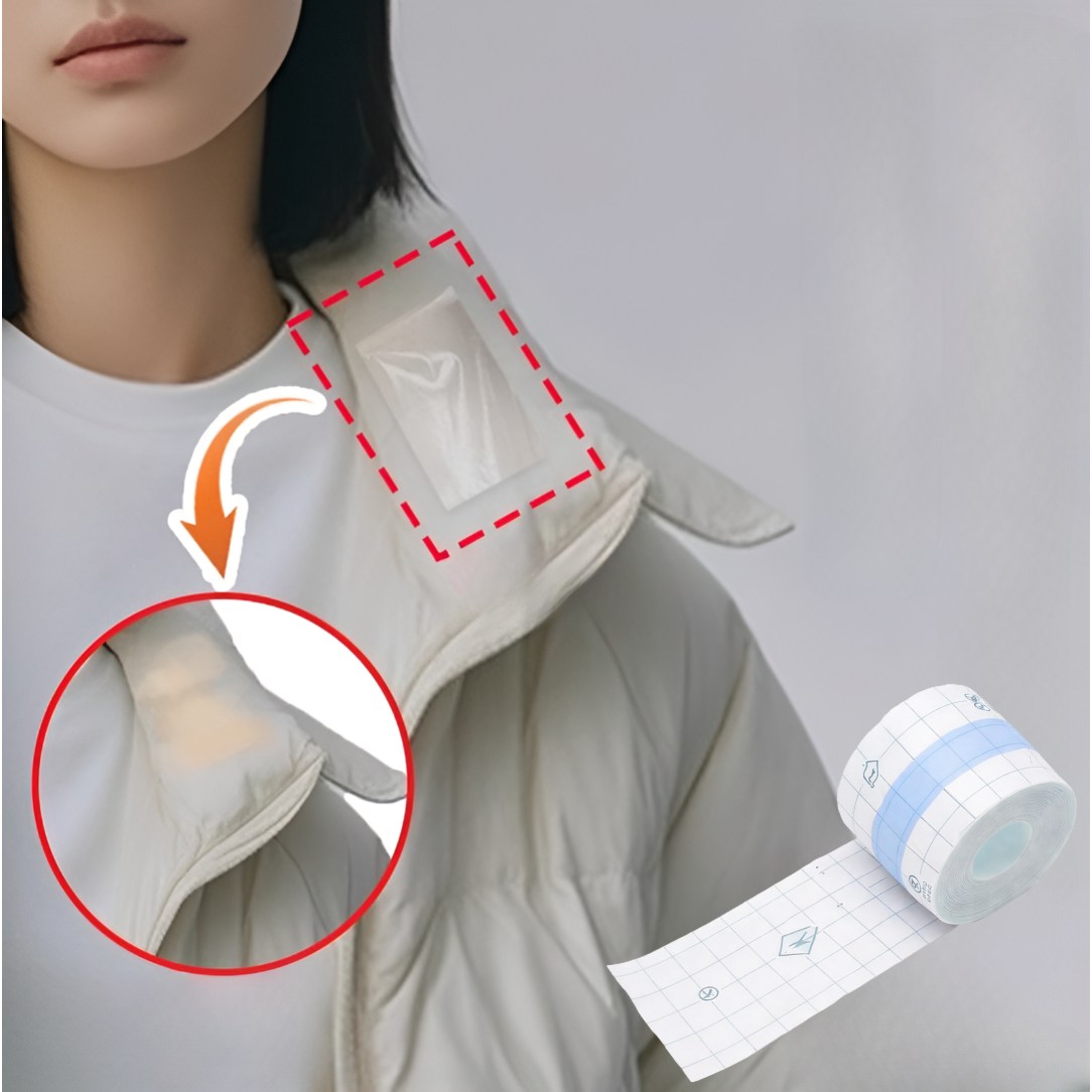 J&D 화장품 패딩 셔츠 옷깃 모자 오염방지 투명테이프, 1개 7,800원