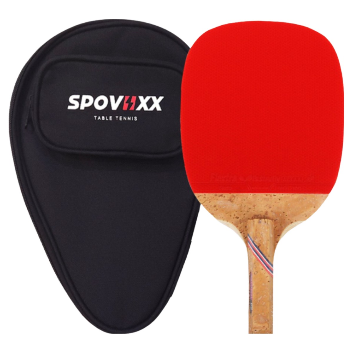 버터플라이 탁구라켓 단면 펜홀더 카본 NAKAMA P-2 + 스포빅스 풀케이스 109,000원