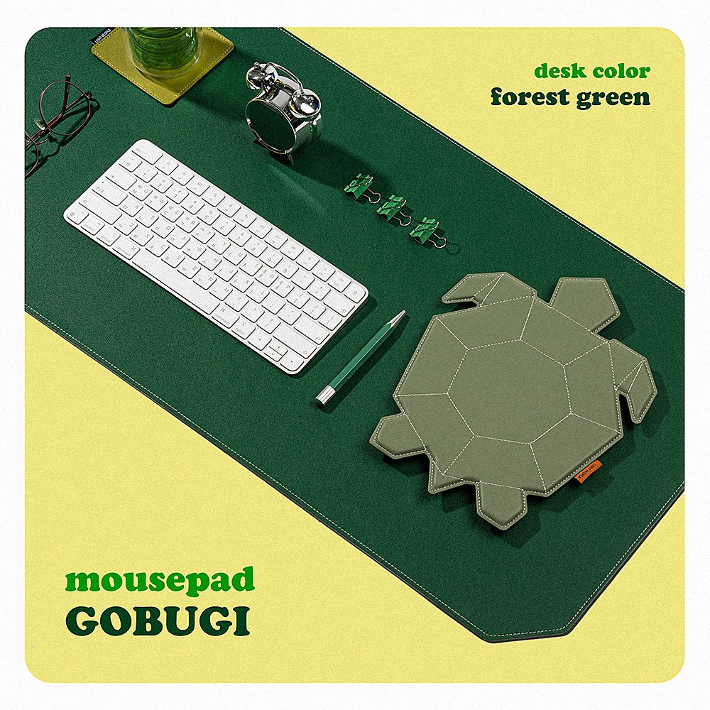 와이드 가죽 데스크 패드 마우스 책상 장패드, 6.그린 포레스트 17,600원