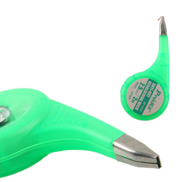 허브몰 / PROKIT (DP-033C) 납흡입 심지(2.5mm) 2M / 납땜 공구, 1개 4,900원