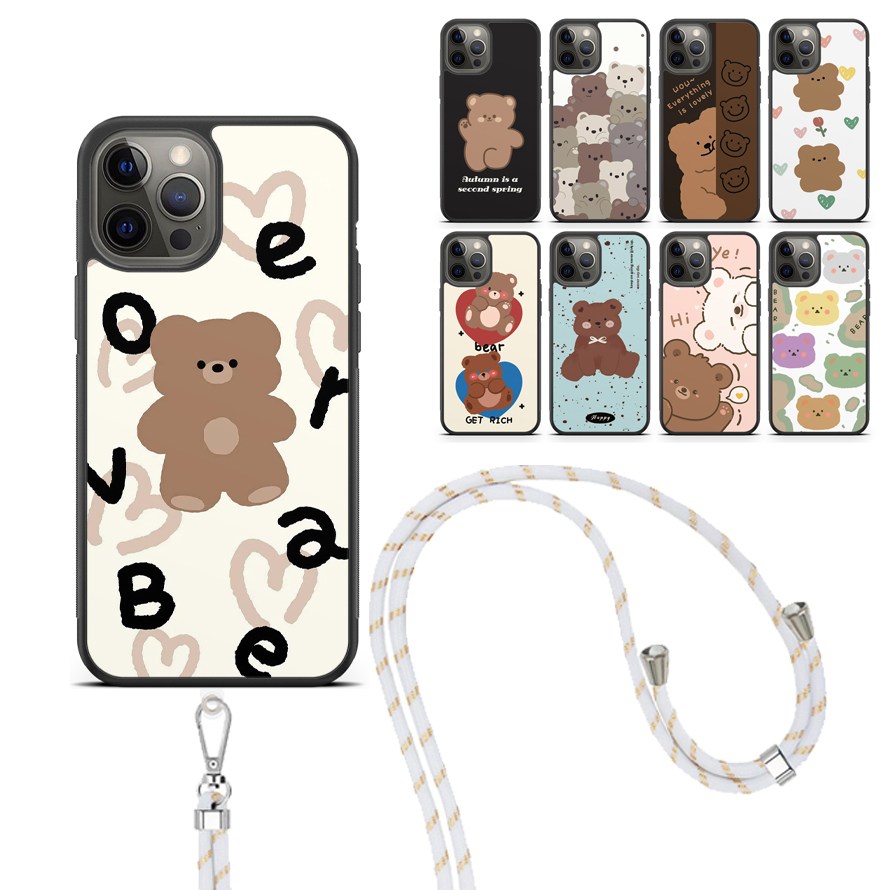 AT-M150S 포켓몬에디션3 잼폰3 AT-M130 포켓몬2 잼폰2 곰돌이 스트랩 케이스 애니멀 심플 베어 디자인 16,800원