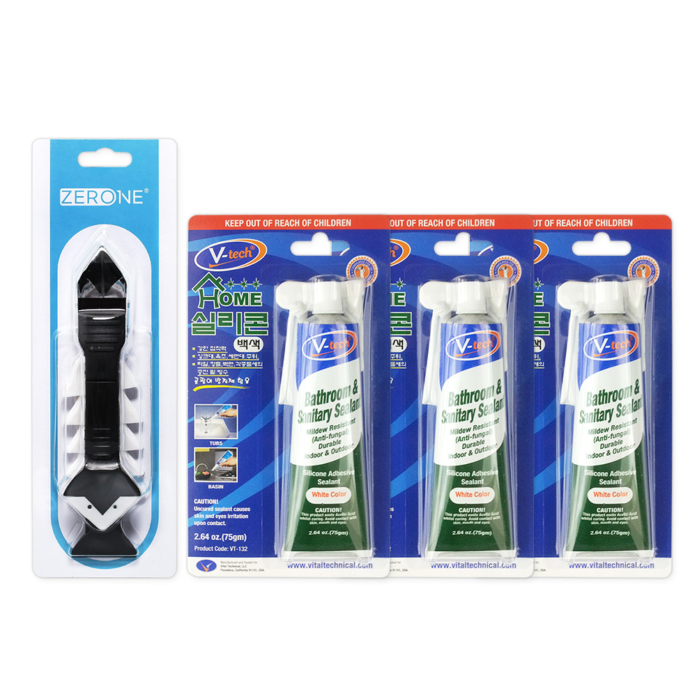 실리콘제거기 + 홈실리콘 백색 3p 세트 21,520원