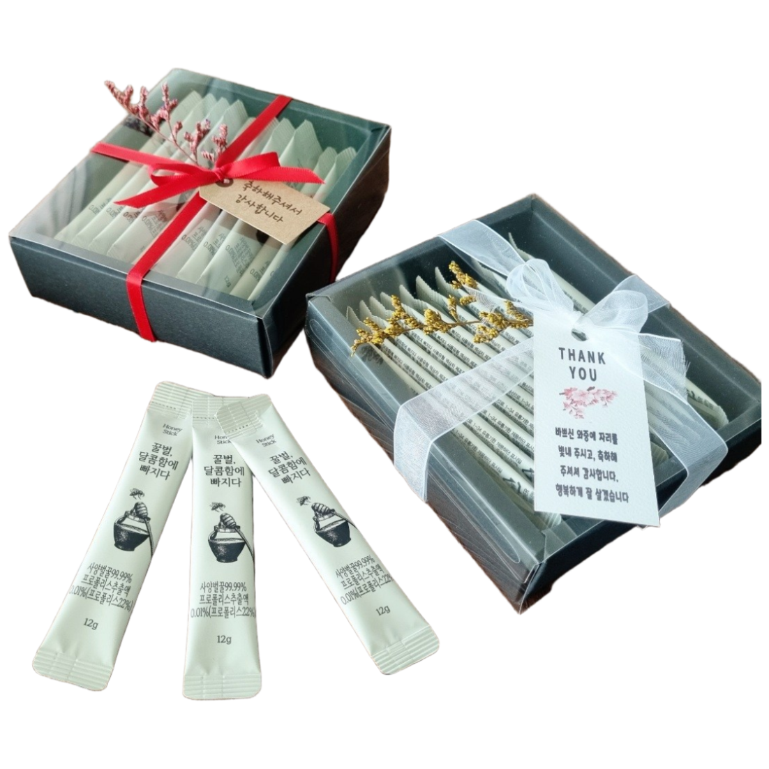 꿀스틱 결혼식 웨딩 조문 장례식 돌잔치 허니스틱 꿀 답례품 출시기념이벤트가, 1개 3,200원