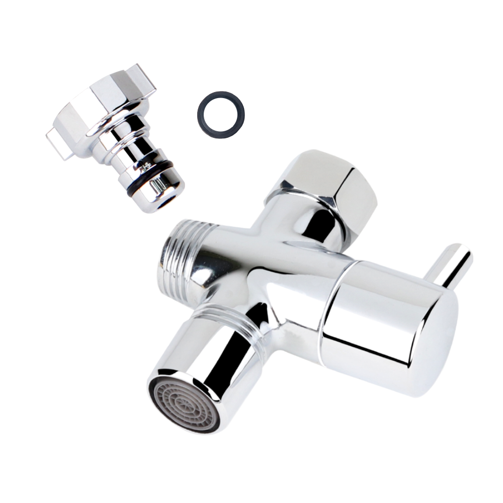 수도꼭지 수전 세탁기 연결 분배기 선택밸브 2020+에어레이터 19,700원