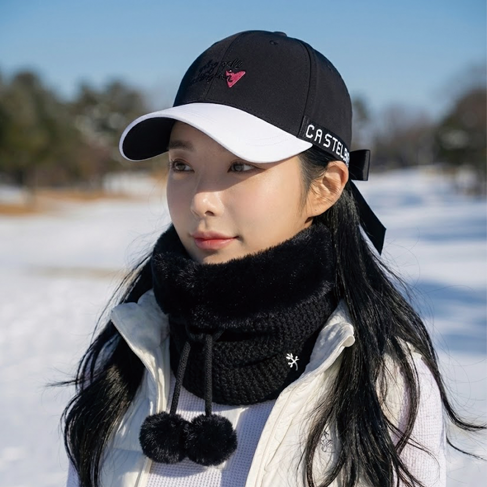 까스텔바작 여성용 방한니트 퍼 넥워머 34,000원