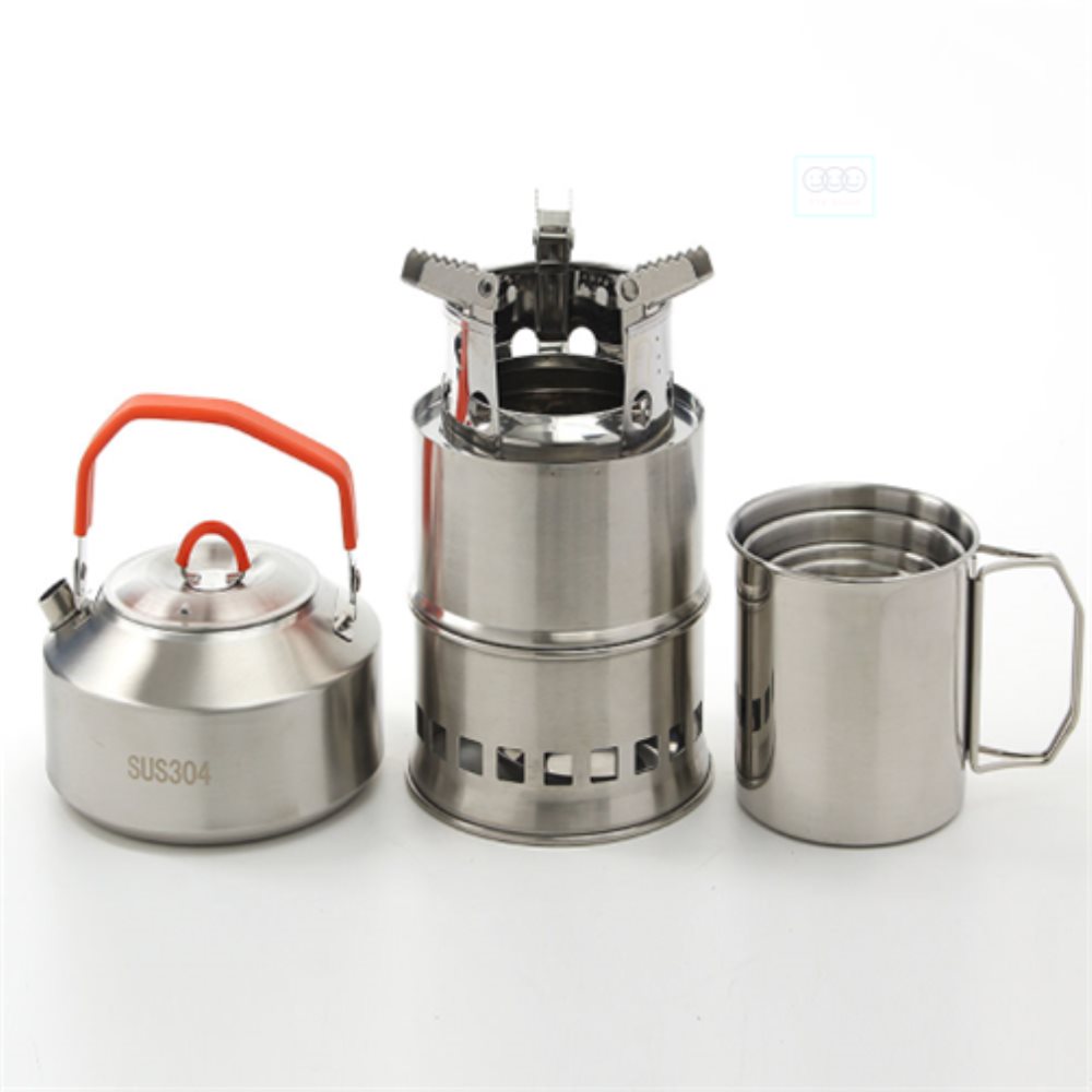 SYH 캠핑마운틴 주전자 스토브 세트1L 4종 컵 포함 캠핑주전자세트 71,500원