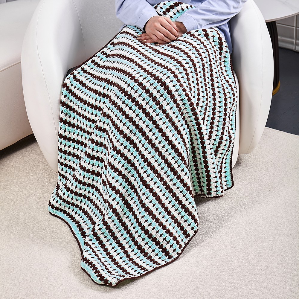 모미얀 민트쵸코 블랭킷 담요 DIY 키트*유투브 무료 영상 포함, 민트쵸코 블랭킷 B, 1세트 36,500원