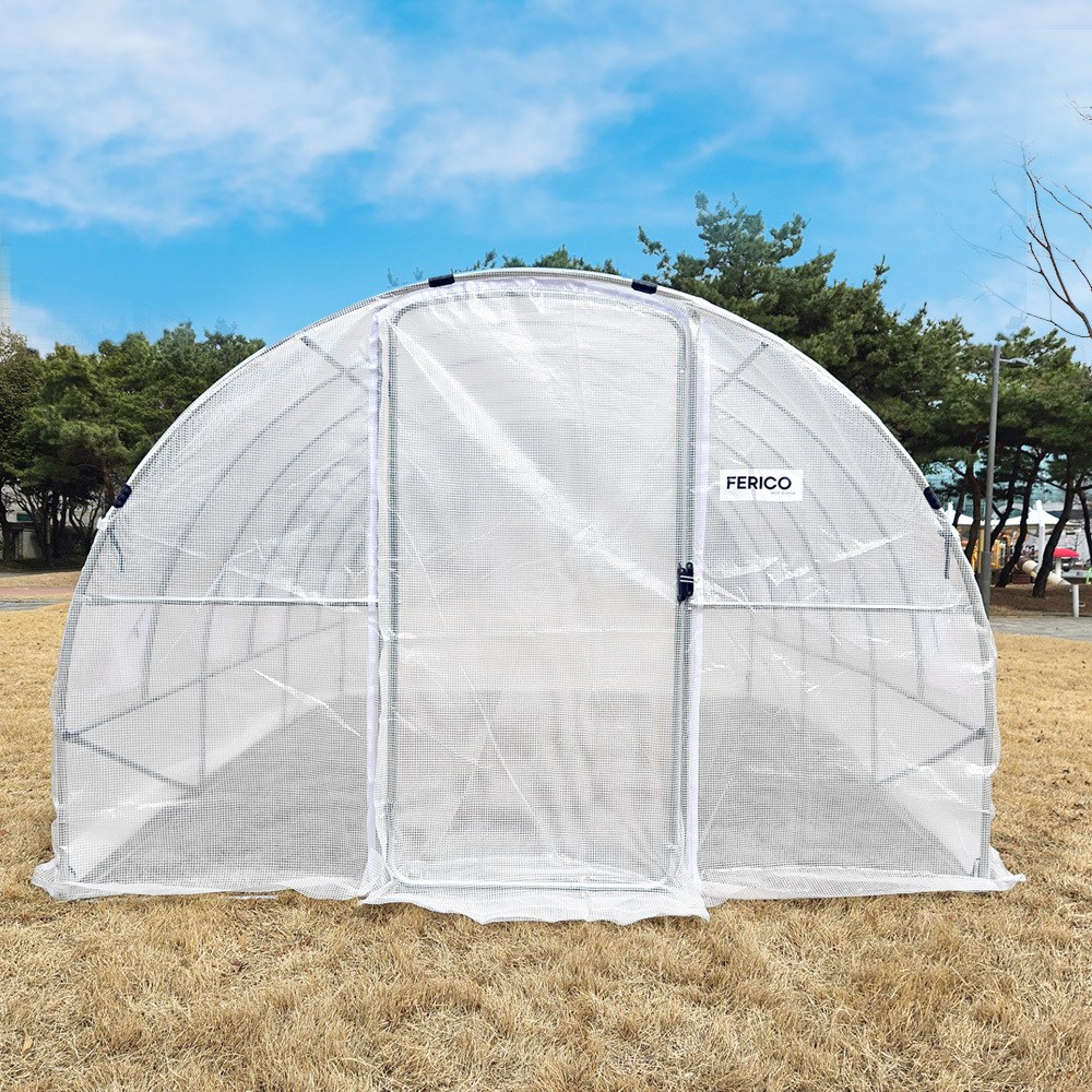 조립식 비닐하우스 FPD-632AV 여닫이 도어형 소형 미니온실 가정용 텃밭 채소용 농막 창고 자재 페리코 412,000원