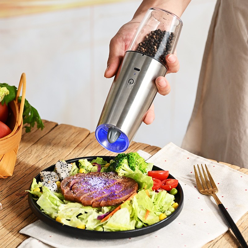 편안한42 무선 충전식 전동 소금 후추 그라인더 17,900원