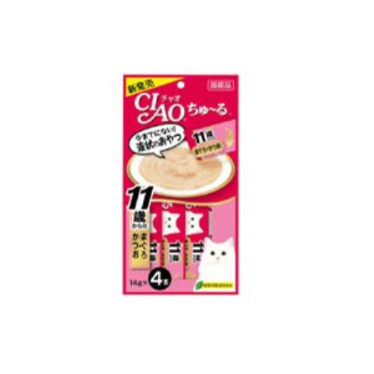 이나바 차오 츄르 고양이 간식, 16개, 참치+가다랑어 4p, 14g 18,400원