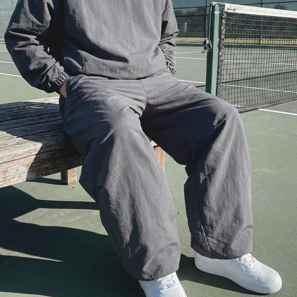 아이오와 나일론 트레이닝 세미와이드 조거팬츠 26,900원