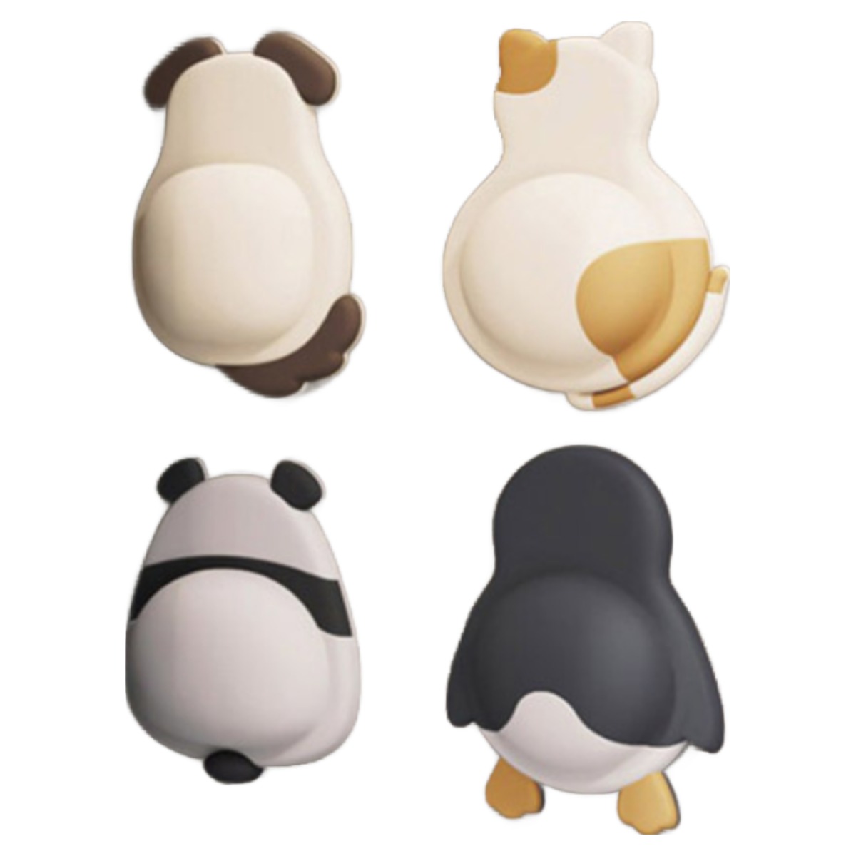 귀여운 동물 도어 문콕 방지 패드 4P, 4개 10,000원