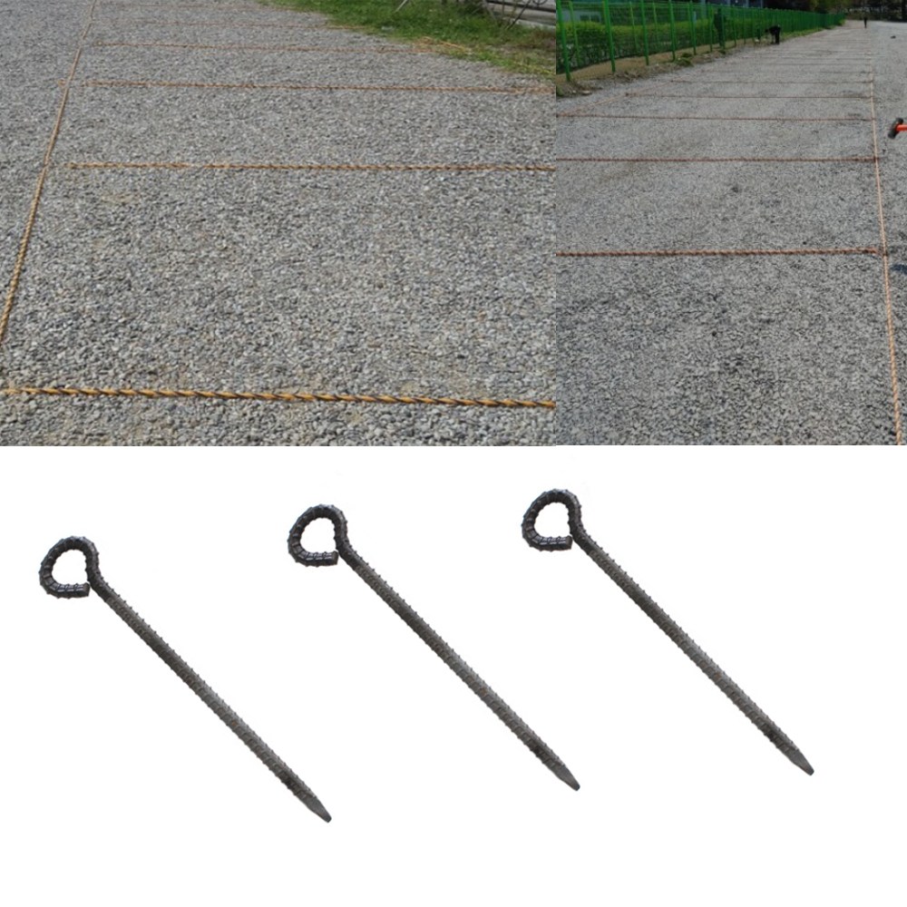 쇠말뚝 25센티 하우스말뚝 주차장고정핀 국산철근 철근팩 주차장못, 1개 1,550원