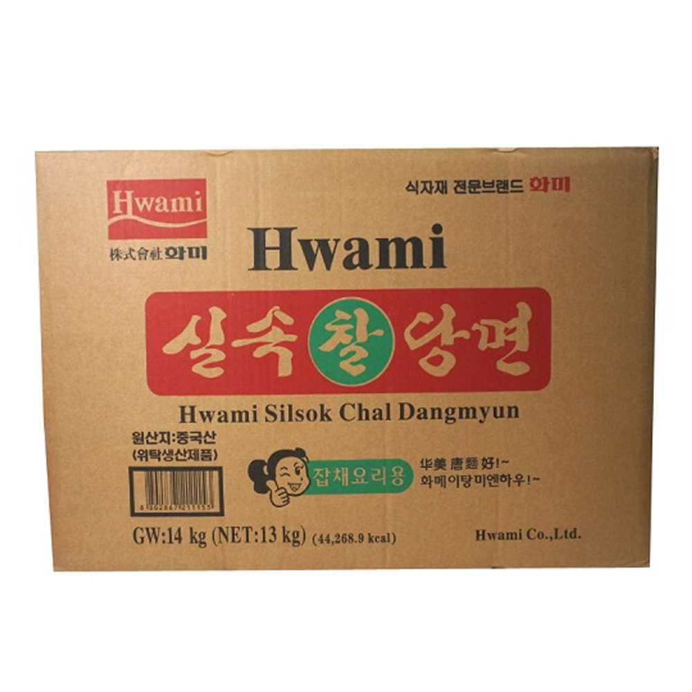 화미 실속찰당면, 1개, 14kg 41,800원