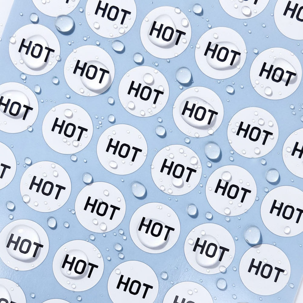 주문제작 메뉴스티커 배달스티커 리뷰스티커 원형 미니(1080개) 3,500원