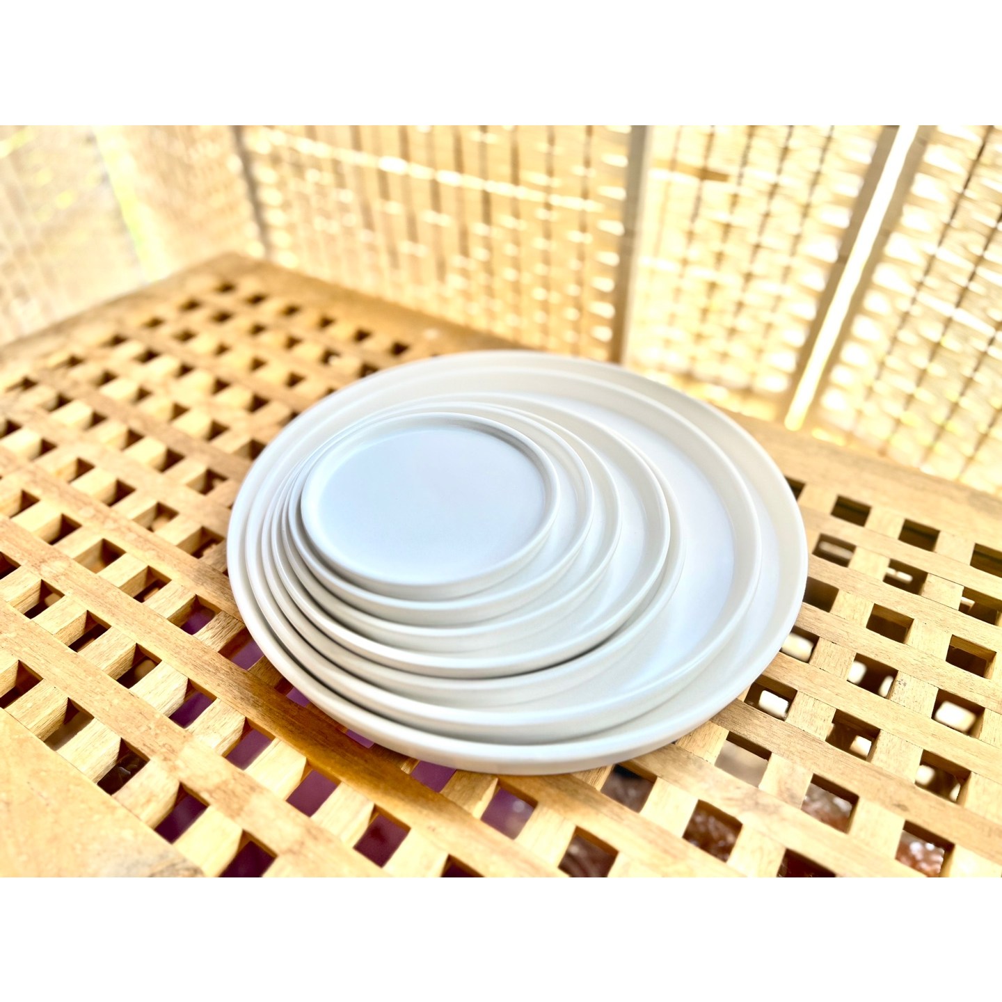 세라믹 도자기 원형 화분 받침 3,000원