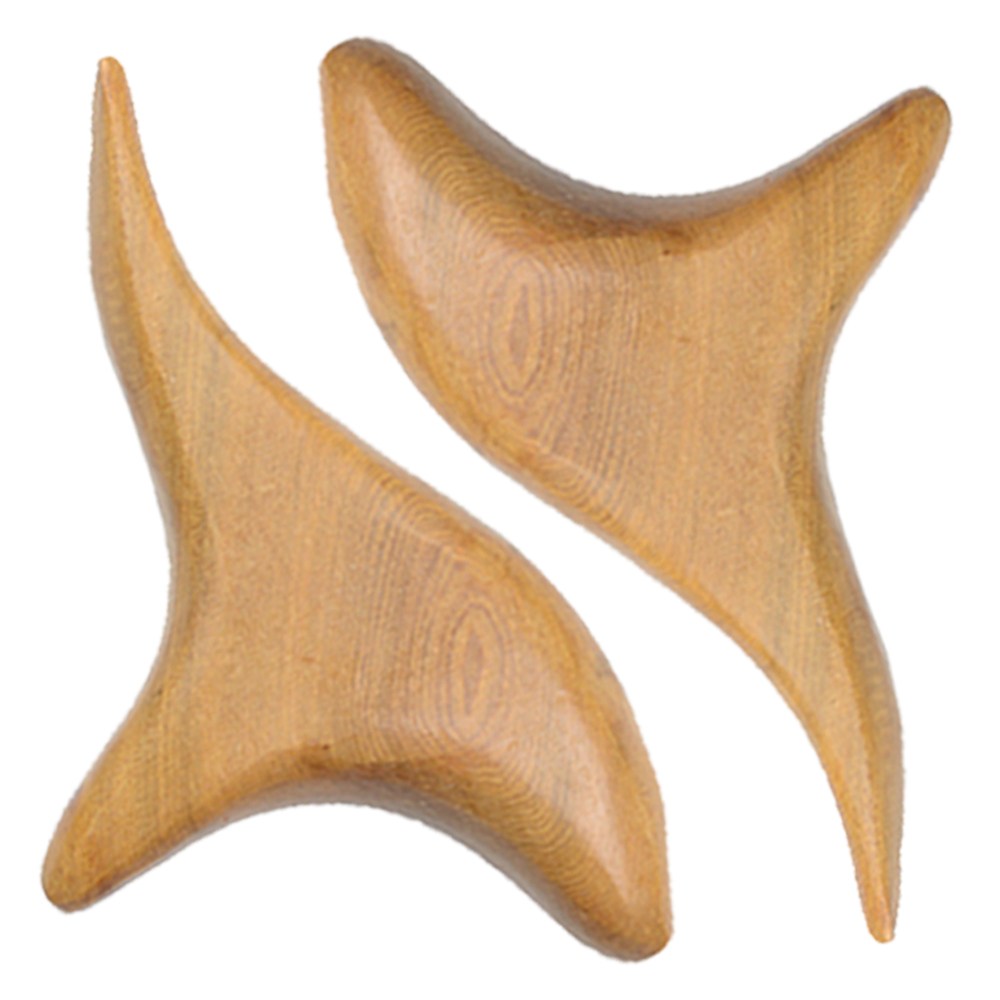 고급 원목 삼각 지압봉 - 2개, 브라운1P + 브라운1P, 1세트 7,090원