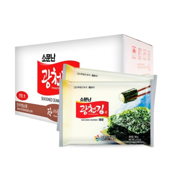 소문난 광천김 재래 전장김(대) 60g x 20봉, 60g, 20개 44,350원