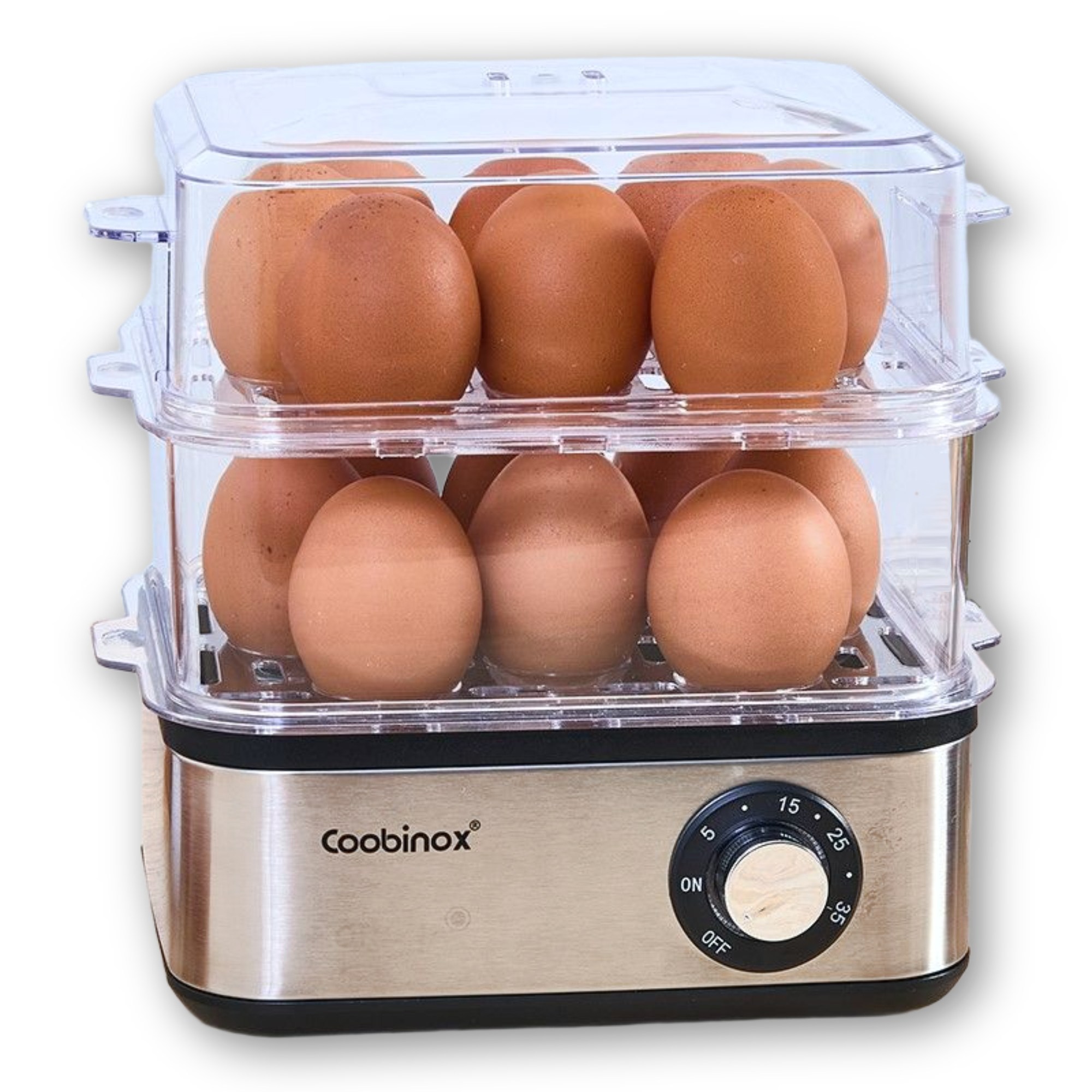 쿠비녹스 2단 타이머 계란찜기 34,900원