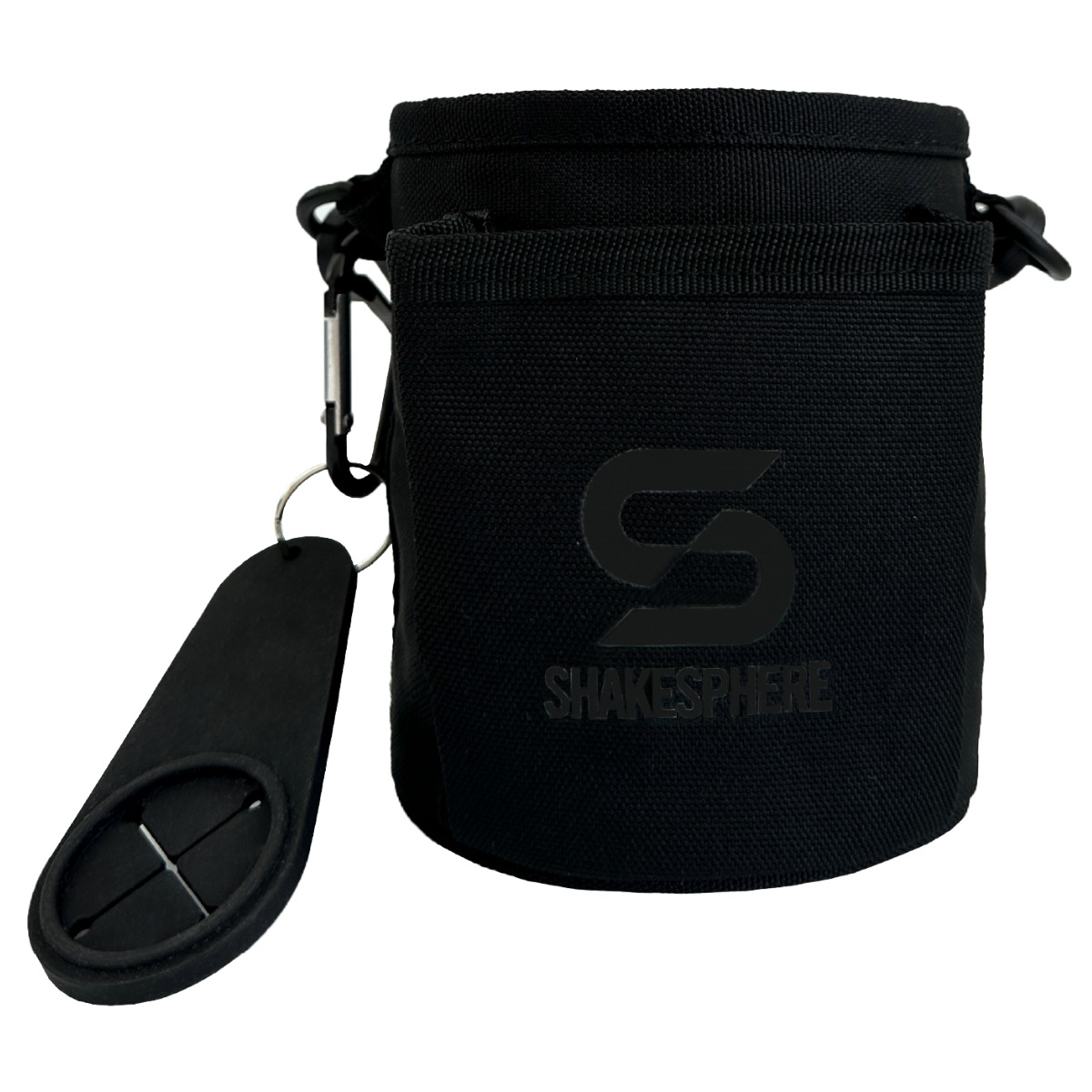 쉐이크스피어 마그네틱 파우치 헬스장 물통 가방, 블랙로고, 1개 42,900원